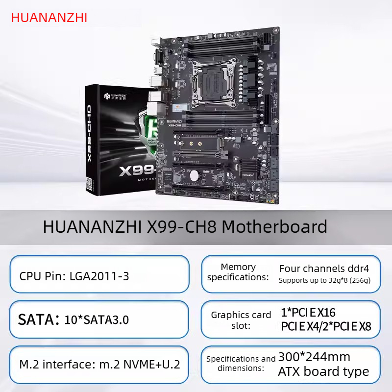 Carte mère HUANANZHI LGA2011-3 - Dual Lga2011-3 Server Motherboard Combo avis et prix